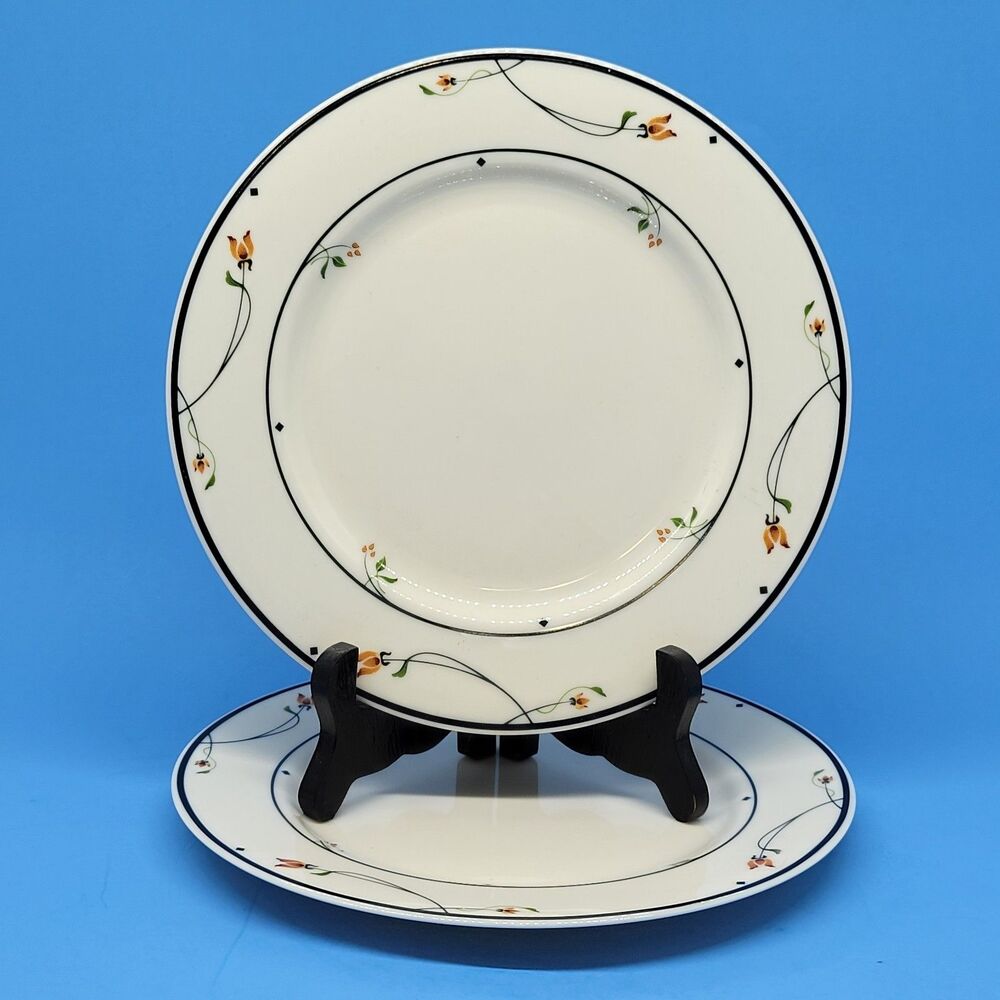 Gorham "ARIANA" Town And Country Set Of 2 Vintage 8 1/4" Salad Plates GUC